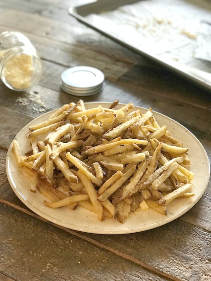 Baked Parmesan French Fries Pams Daily Dish