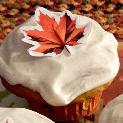 Harvest Cupcakes with Creamy Cinnamon Frosting Pams Harvest Cupcakes with Creamy Cinnamon Frosting Pams