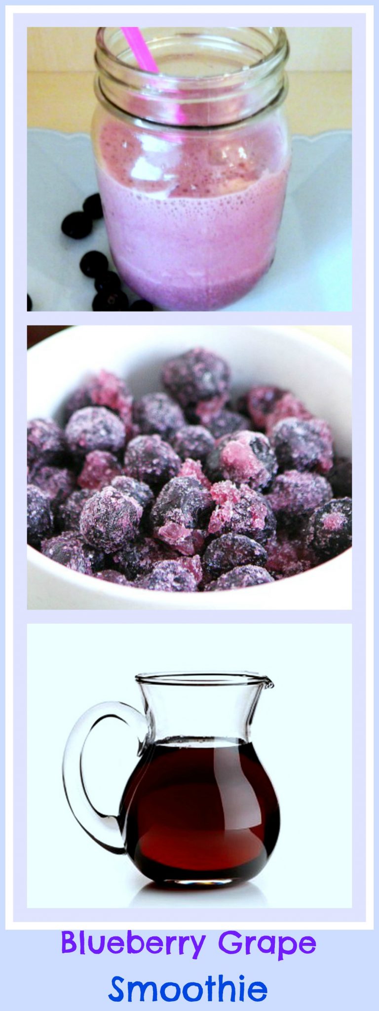 Best Blueberry Grape Smoothie Pams Daily Dish