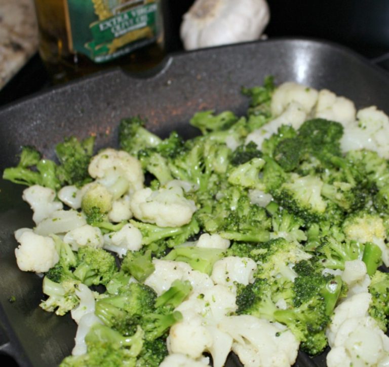 The Easiest Broccoli Cauliflower Stir Fry