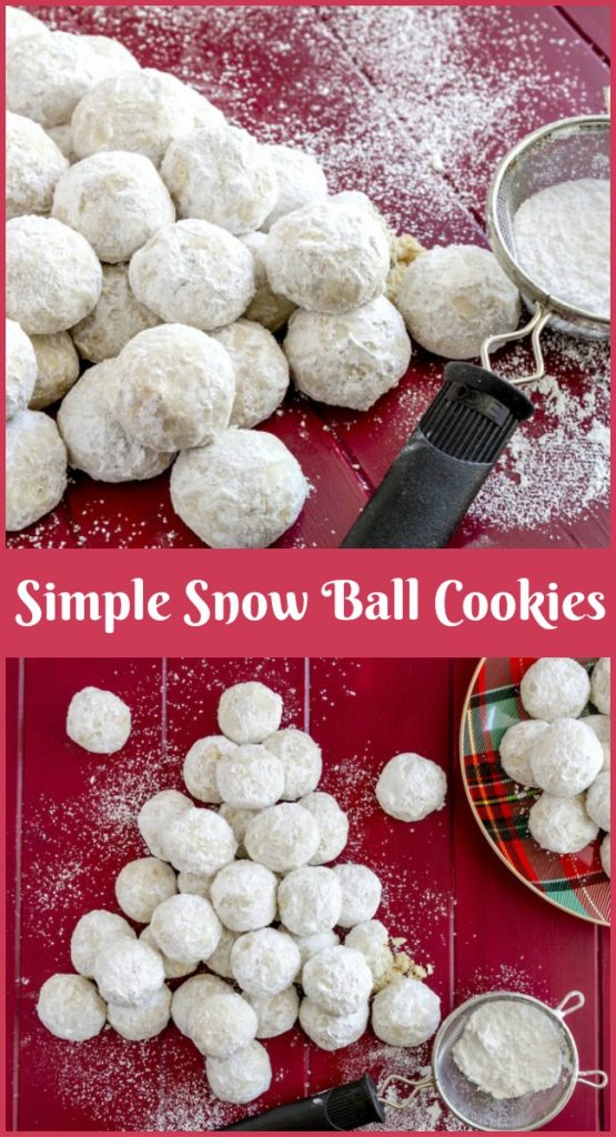 Simple Snow Ball Cookies - Pam's Daily Dish
