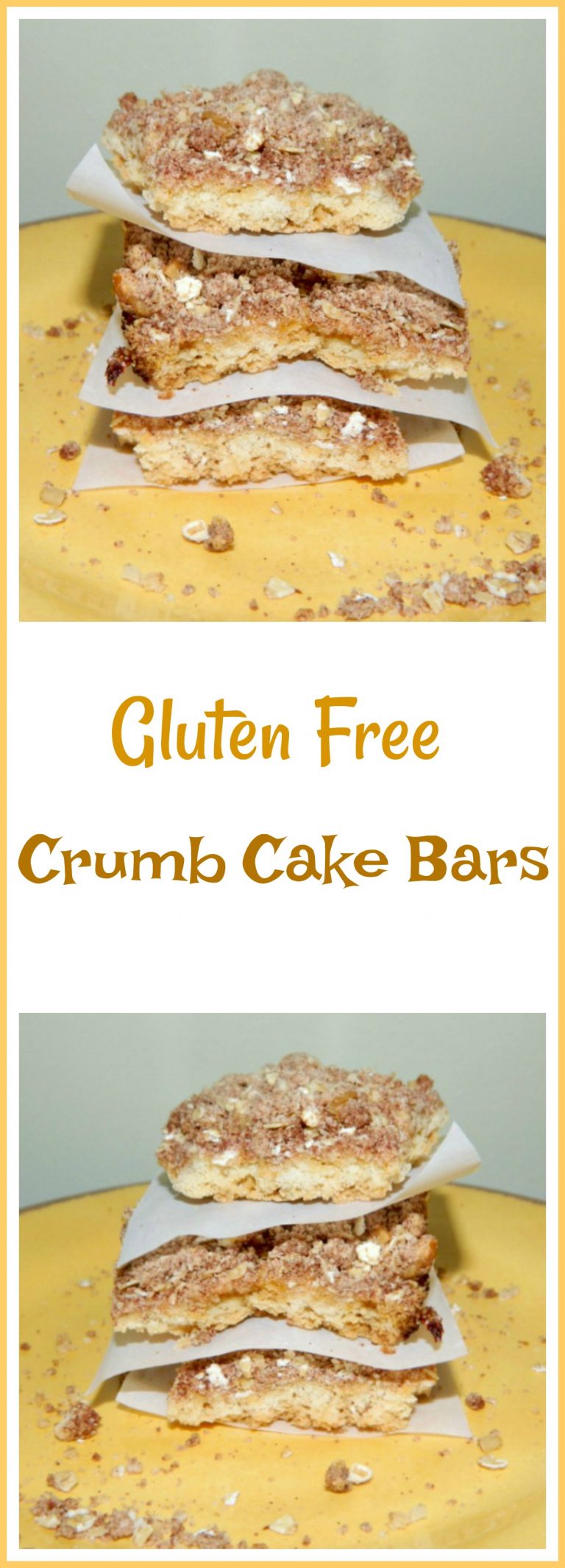 Gluten Free Crumb Cake Bars Pam's Daily Dish