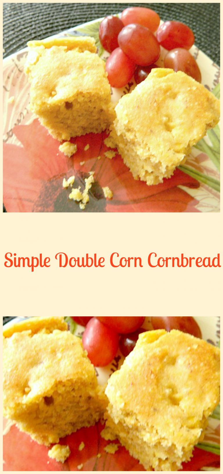 Simple Double Corn Cornbread