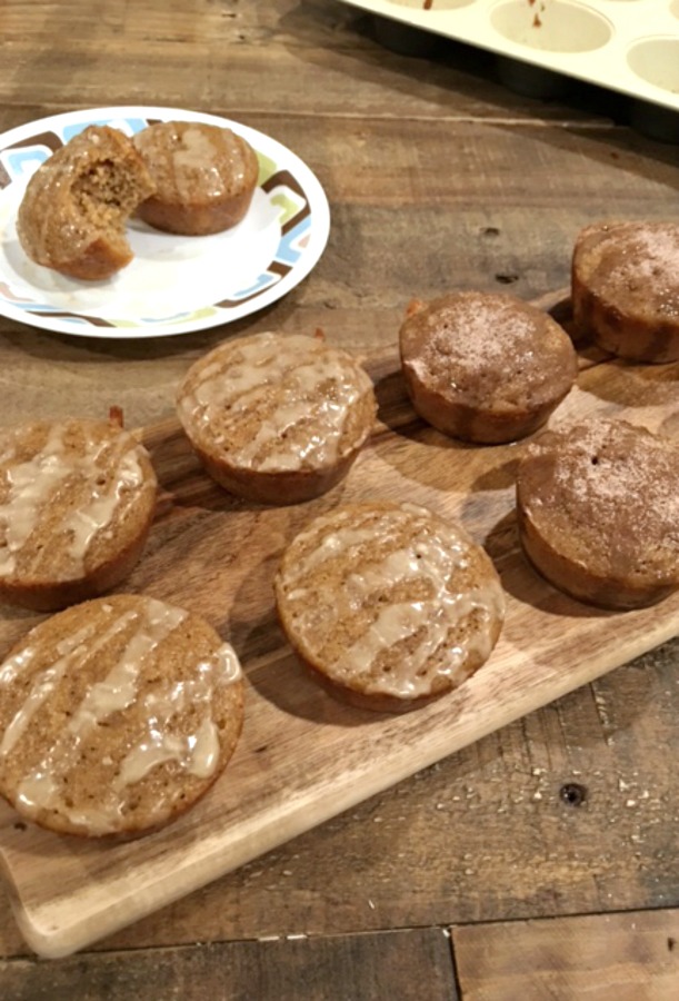 Simple Applesauce Maple Muffins