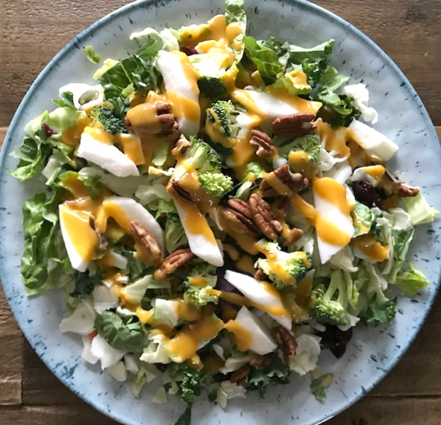 Broccoli Salad with Orange Ginger Dressing