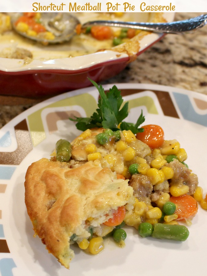 Shortcut Meatball Pot Pie