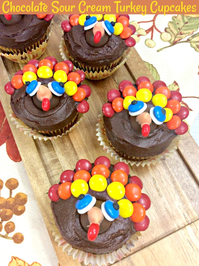 Chocolate Turkey Cupcakes