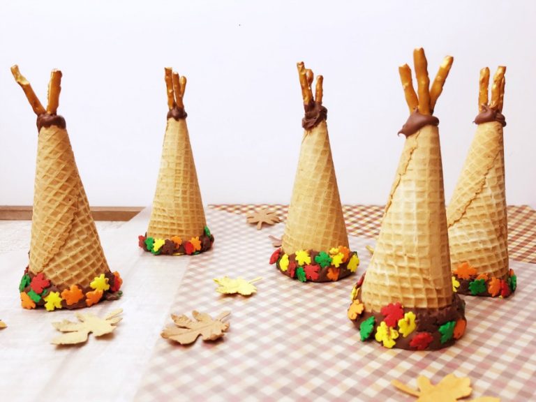 4 Ingredient Sugar Cone Teepees - Pams Daily Dish