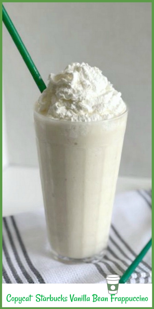 Copycat Starbucks Vanilla Bean Frappuccino Pams Daily Dish