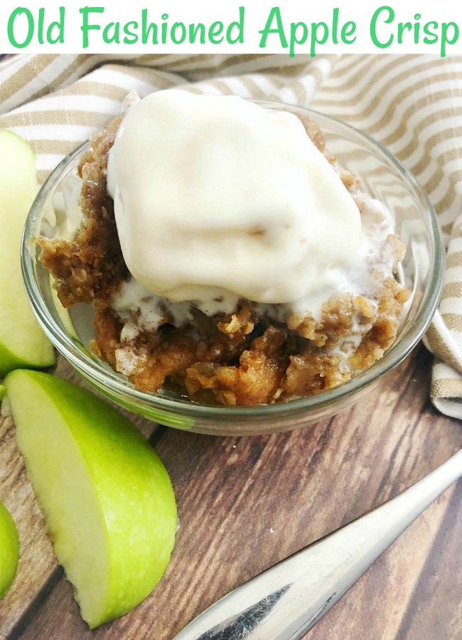 Old Fashioned Apple Crisp