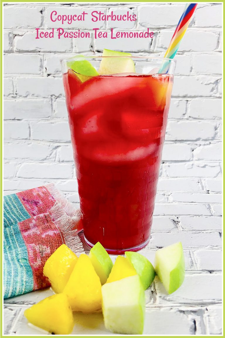 Copycat Starbucks Iced Passion Tea Lemonade Pams Daily Dish