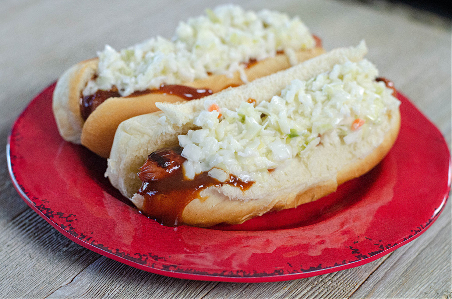 where did slaw dogs originate