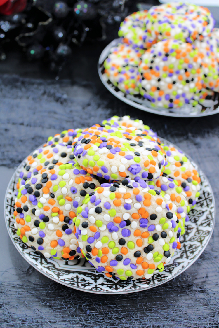 Halloween Cookies with Sprinkles