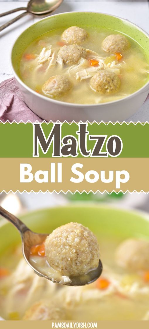 Easy Matzo Ball Soup Recipe Pam's Daily Dish