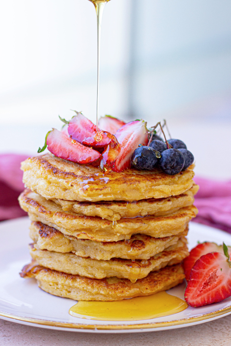 Protein Cottage Cheese Pancakes