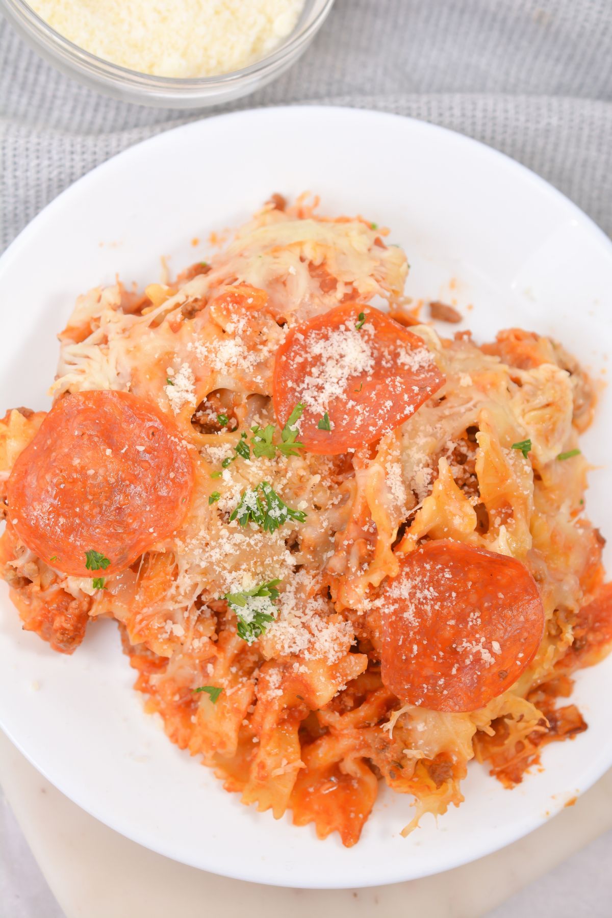 Crockpot Pepperoni Pizza Casserole - Pam's Daily Dish