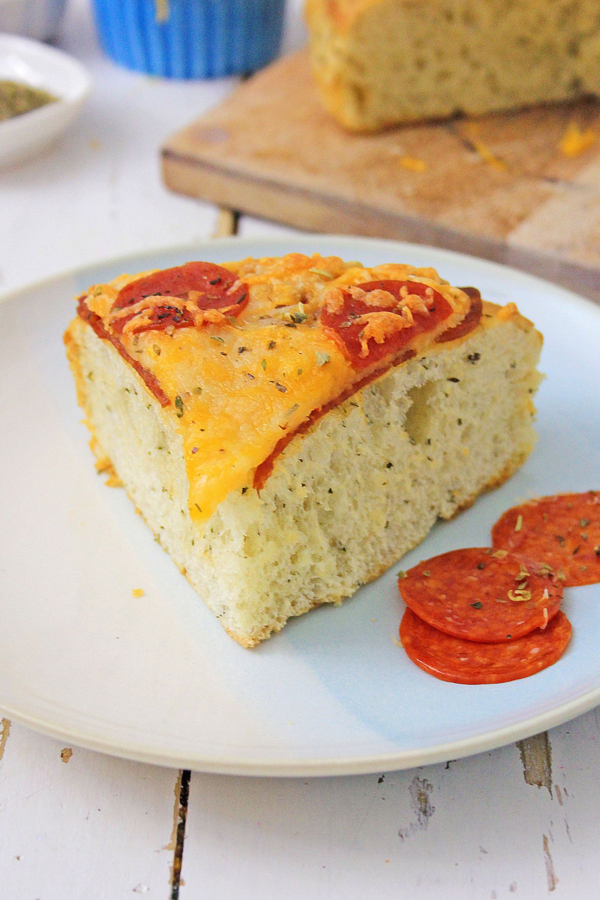 Pepperoni Focaccia Bread - Pam's Daily Dish