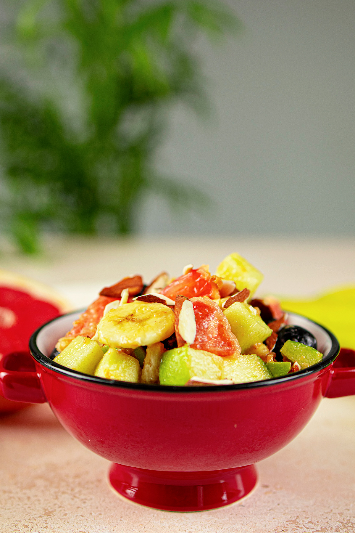 Fruit and Nut Salad with Honey Dressing - Pam's Daily Dish