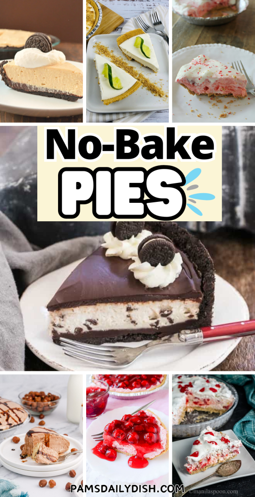 Roundup Image for No-Bake Pies 
