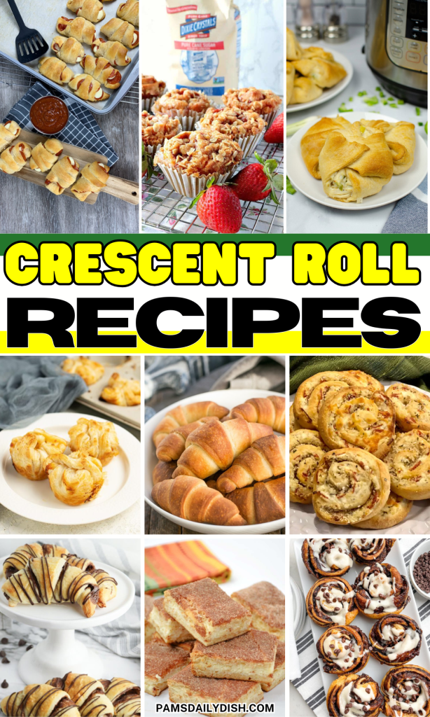 Roundup Image for Crescent Roll Recipes 