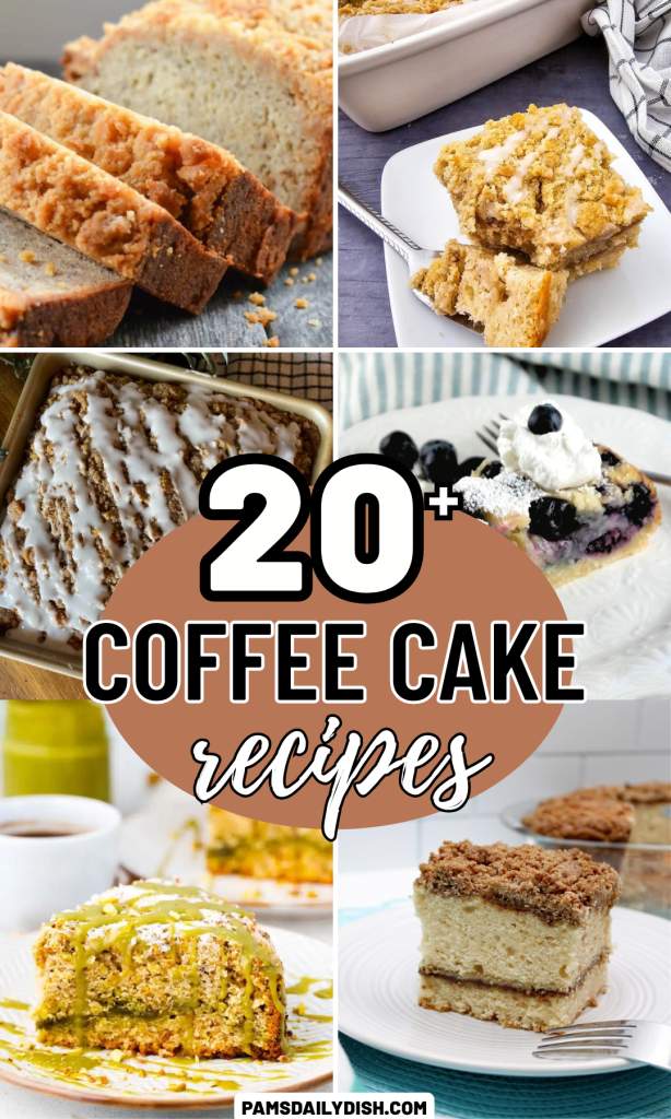 Roundup Image for Coffee Cake Recipes 