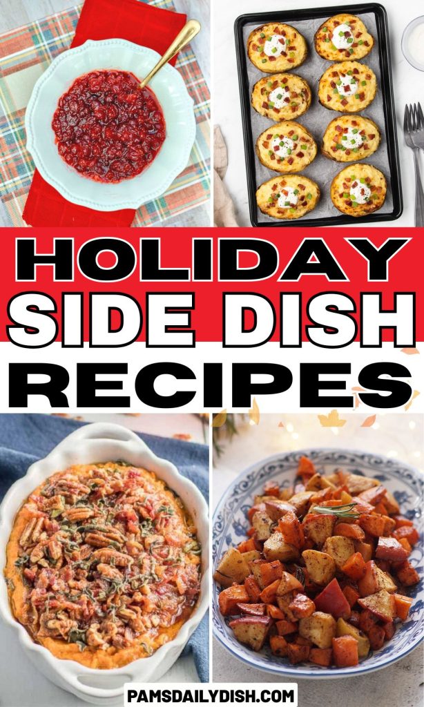 Roundup Image for Holiday Side dish Recipes