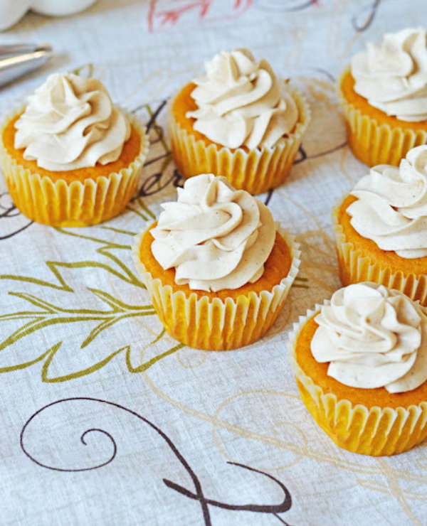 Roundup Image for Thanksgiving Cupcake Recipes

