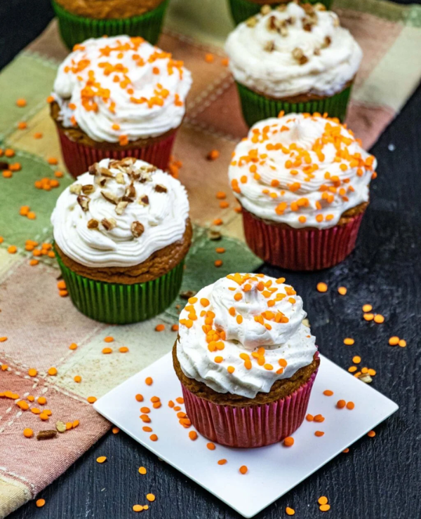 Roundup Image for Thanksgiving Cupcake Recipes
