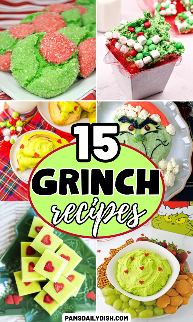 Roundup Image for Grinch Recipes