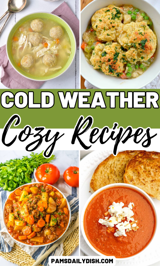 Cold Weather Cozy Recipes - Pam's Daily Dish