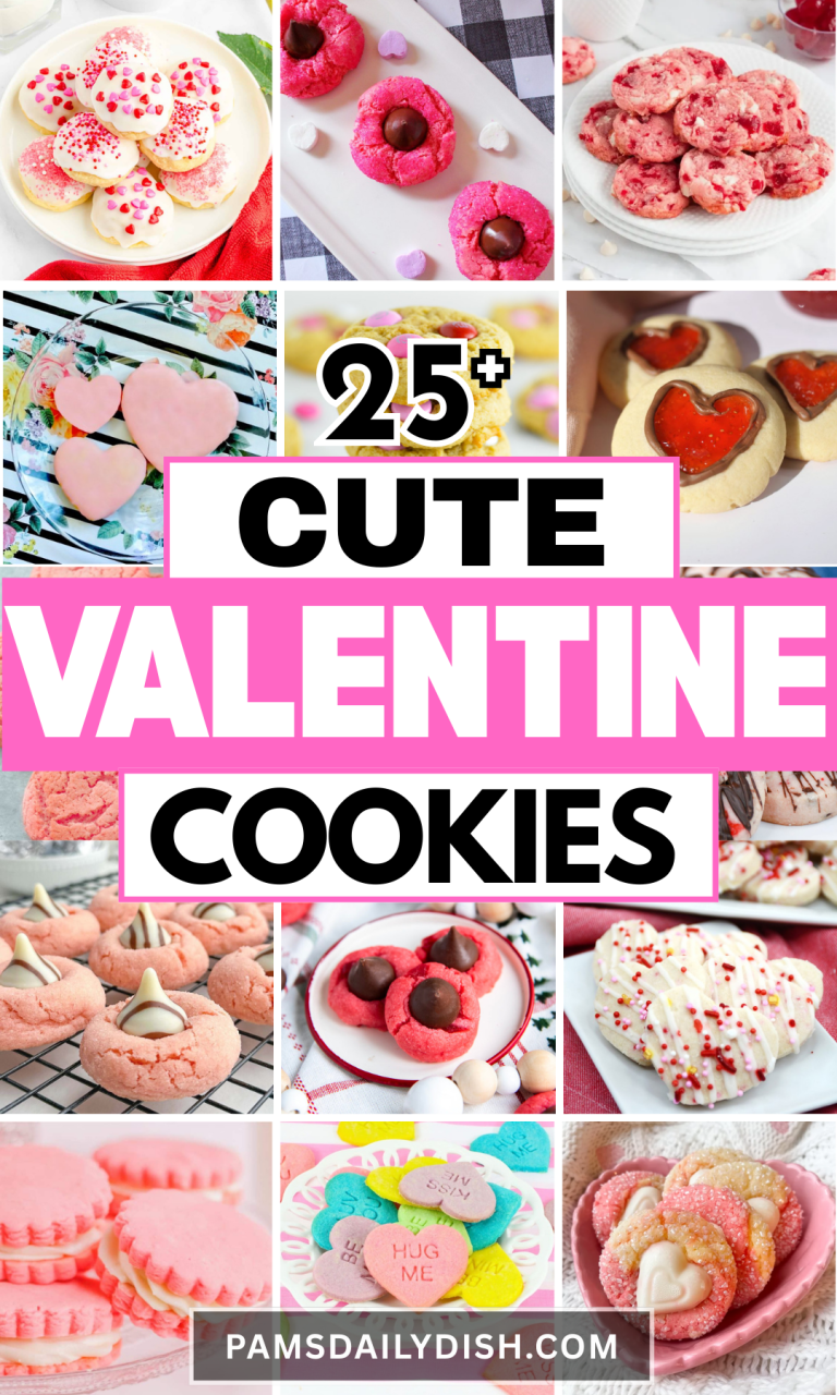 Roundup Image for Cute Valentine Cookies