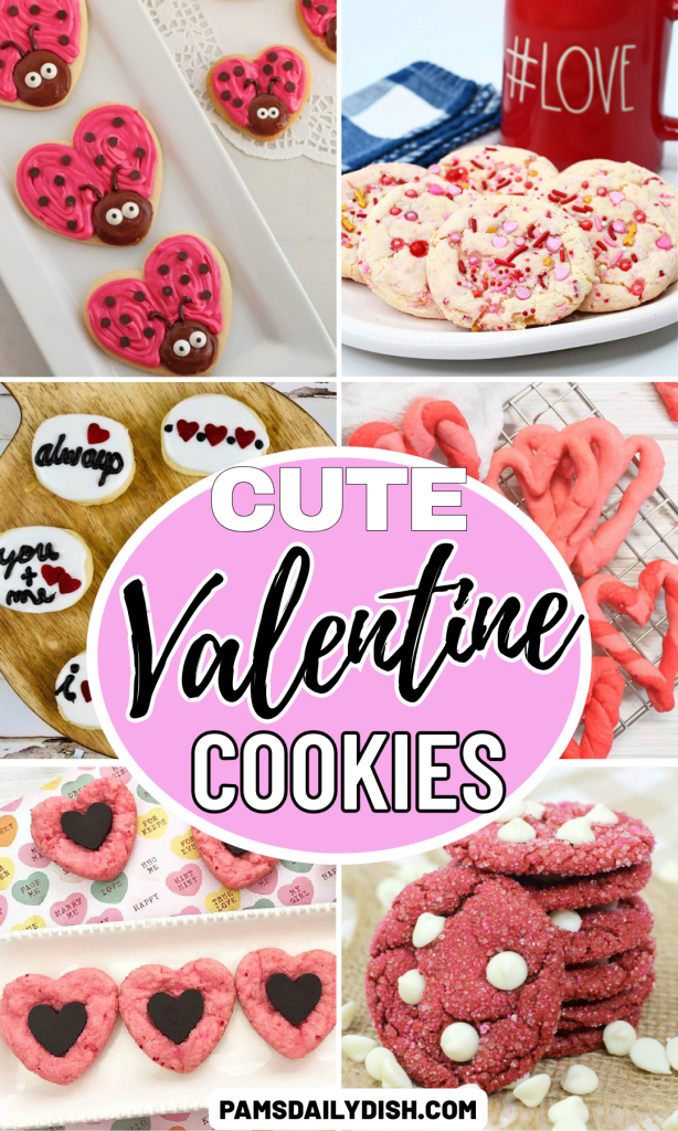 Roundup Image for Cute Valentine Cookies