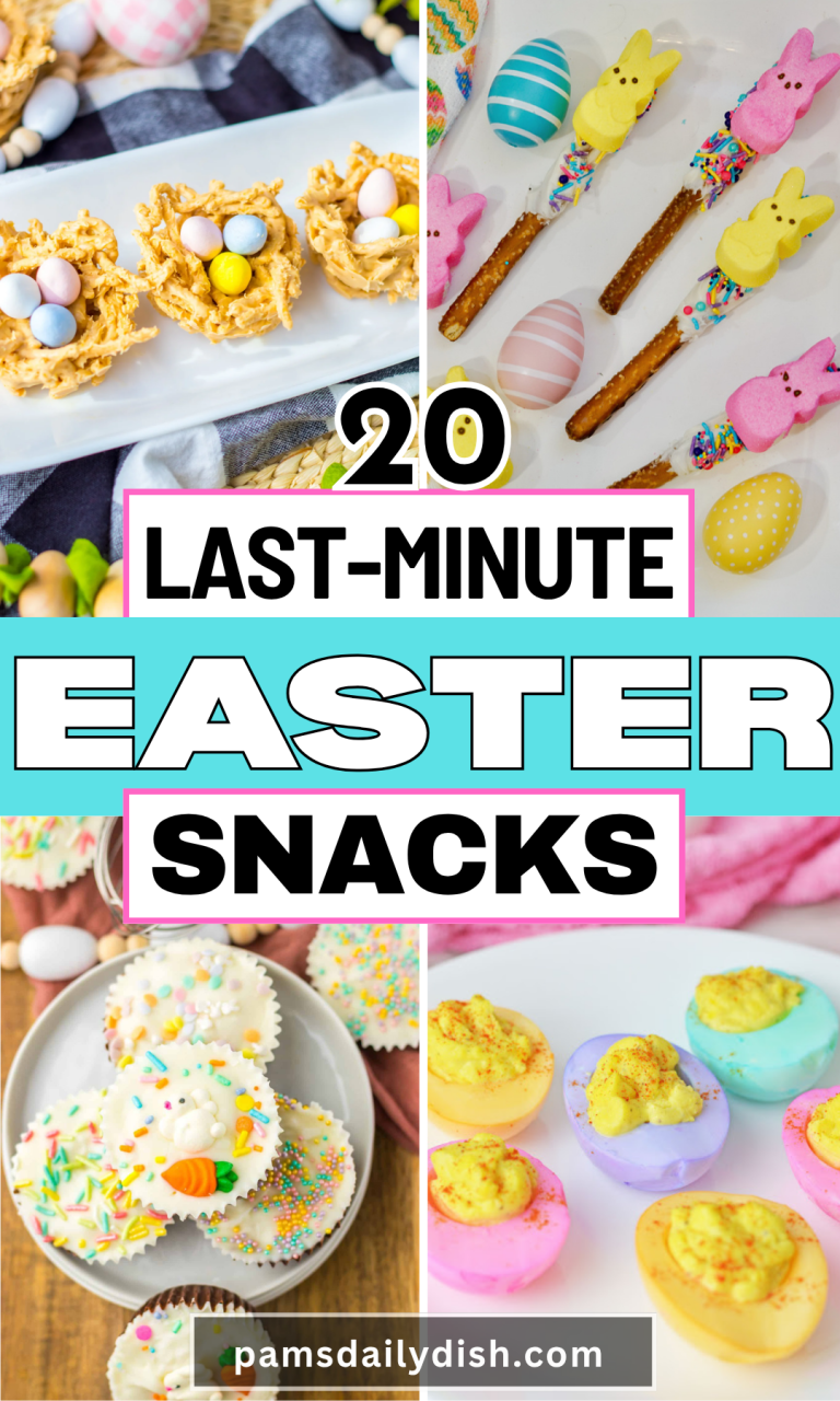 Last Minute Easter Snacks and Treats