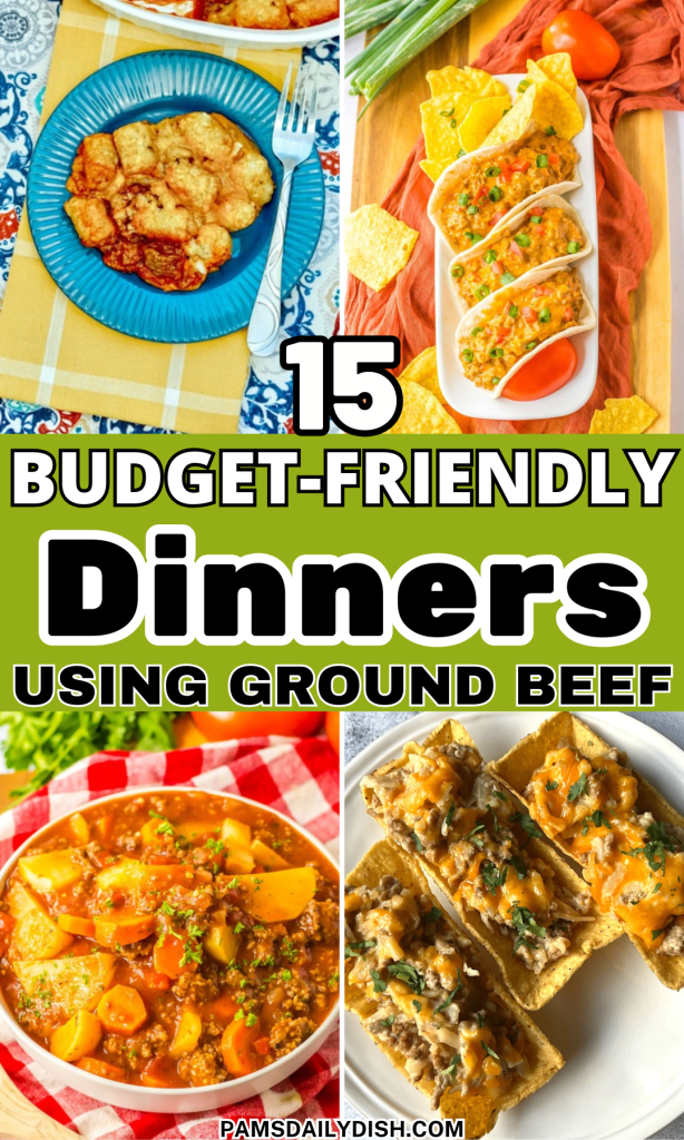 Roundup image for Budget-Friendly Dinners Using Ground Beef
