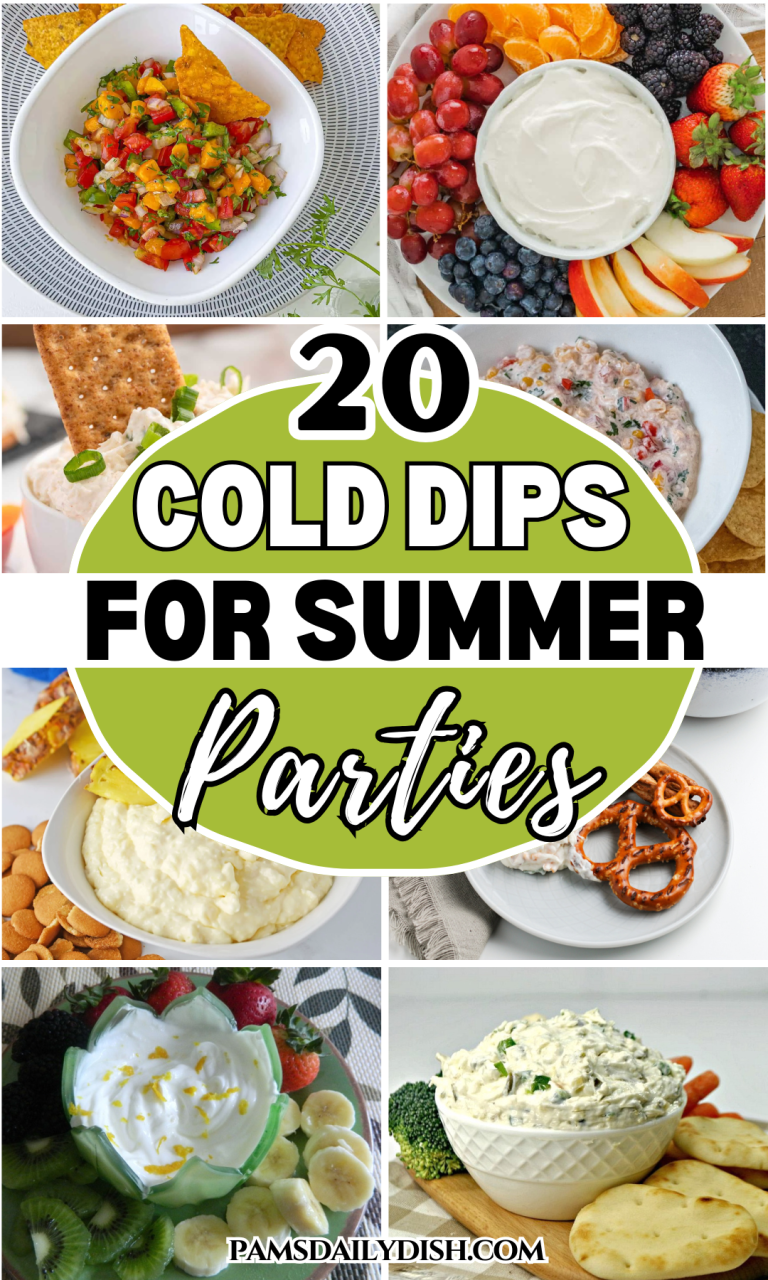Roundup image for Cold Dips for Summer Parties